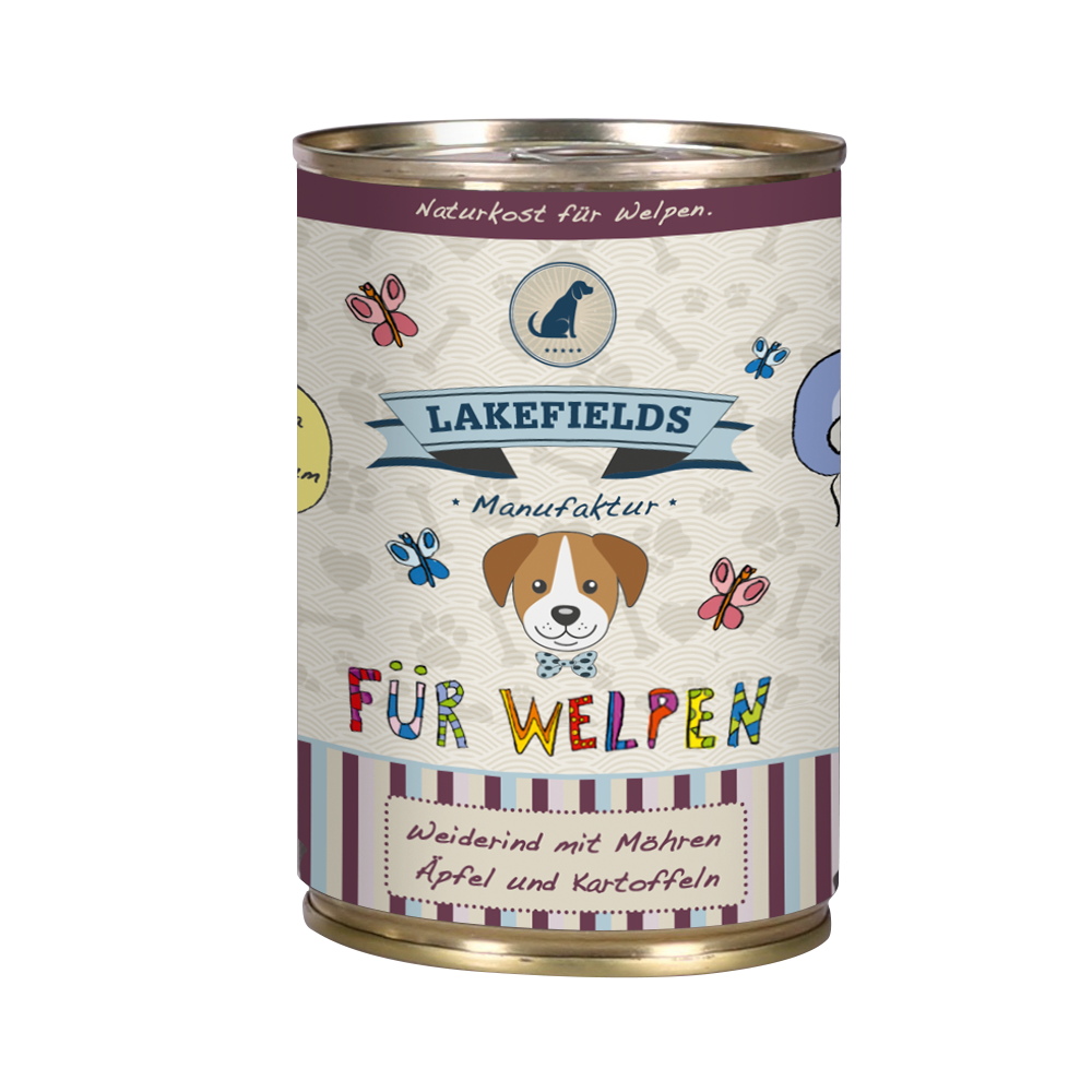 DOSENFLEISCH-MENÜ RIND FÜR WELPEN Dose 400g