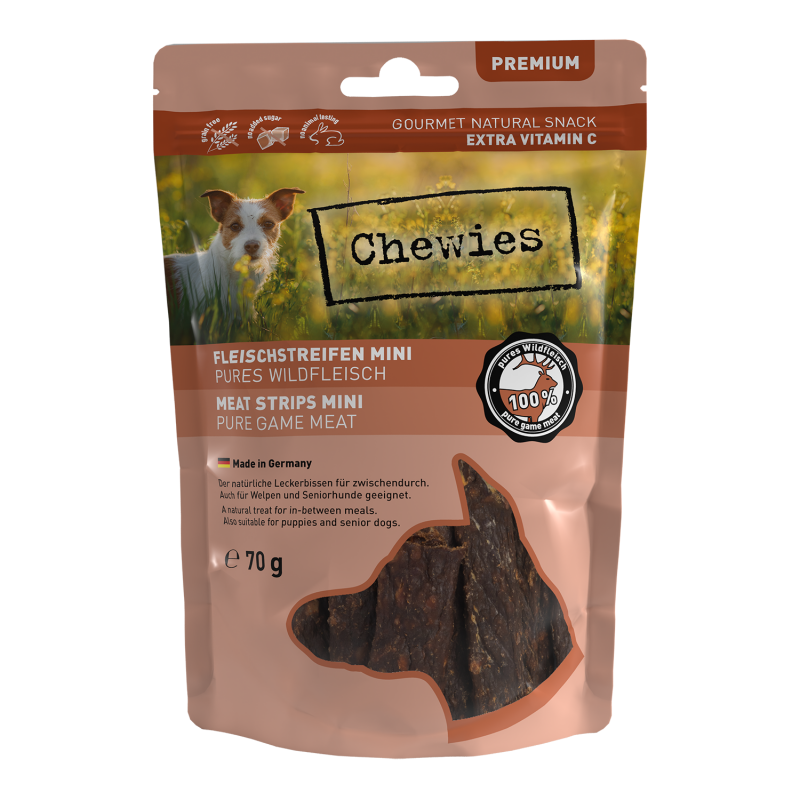 Chewies Fleischstreifen Wild 70g
