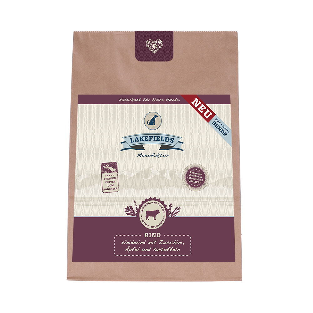TROCKENFLEISCH-MENÜ RIND FÜR AUSGEWACHSENE, KLEINE HUNDE 1kg