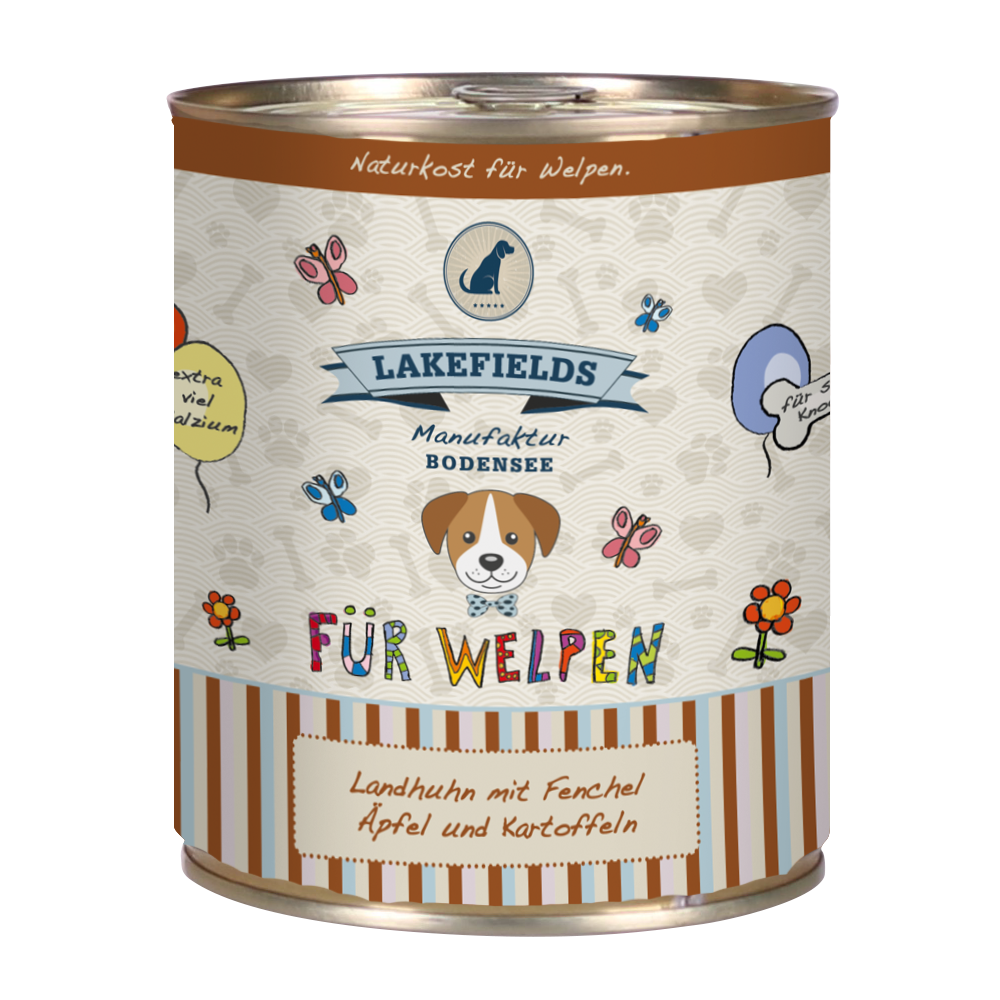 DOSENFLEISCH-MENÜ HUHN FÜR WELPEN Dose 800g