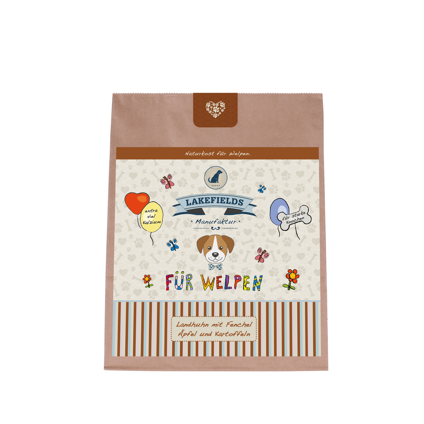 TROCKENFLEISCH-MENÜ HUHN FÜR WELPEN 2,5kg