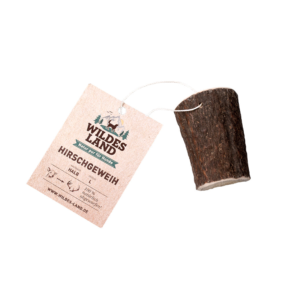 Wildes Land Geweihsnack
Hirschgeweih Halb
L