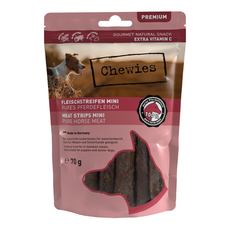 Chewies Fleischstreifen Pferd 70g