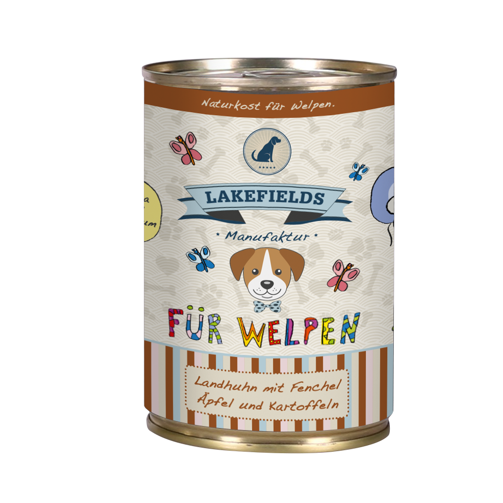 DOSENFLEISCH-MENÜ HUHN FÜR WELPEN Dose 400g