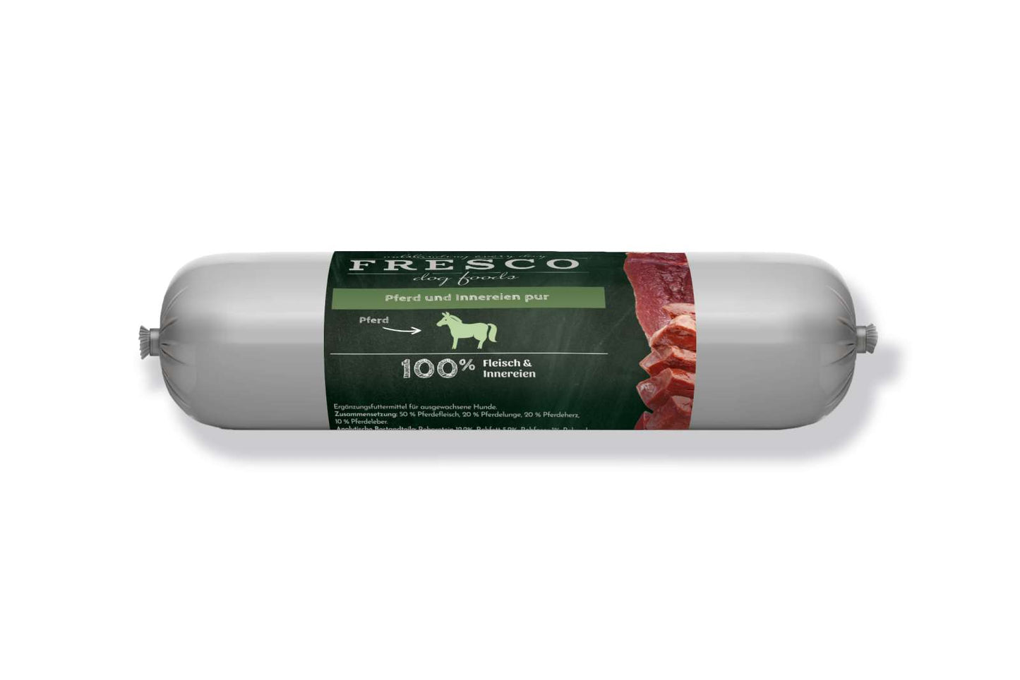 Die BARF Wurst Pferd (pur) 400g