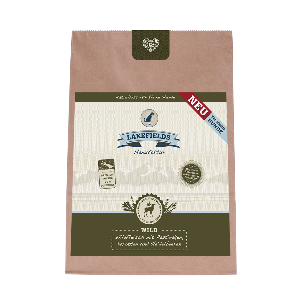 TROCKENFLEISCH-MENÜ WILD FÜR AUSGEWACHSENE, KLEINE HUNDE 1kg