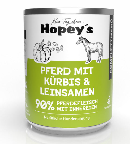 Dose Pferd mit Kürbis & Leinsamen 800g