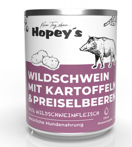 Dose Wildschwein mit Kartoffeln und Preiselbeeren - 1x 850g