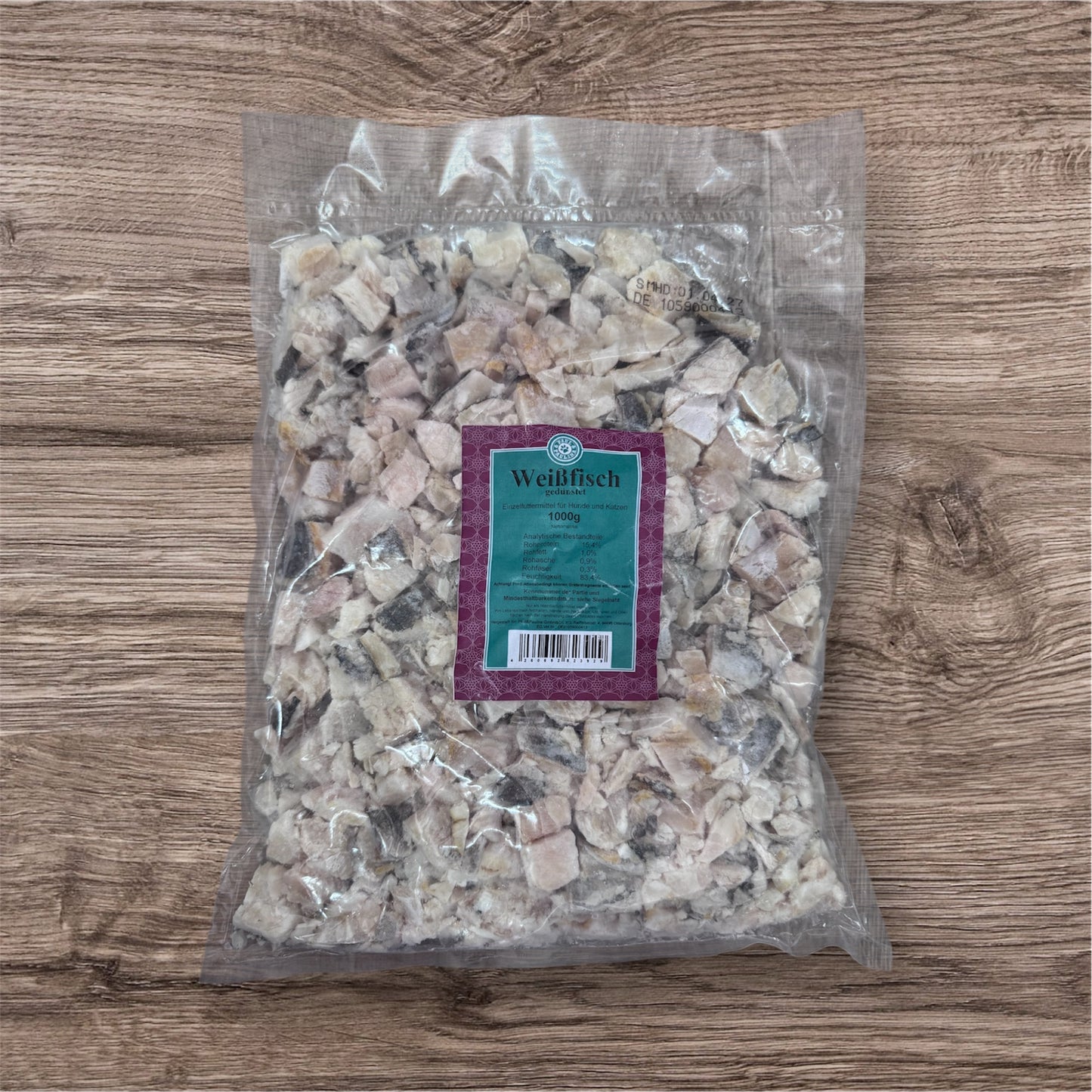 Weißfisch geschnetzelt und gedünstet 1000g