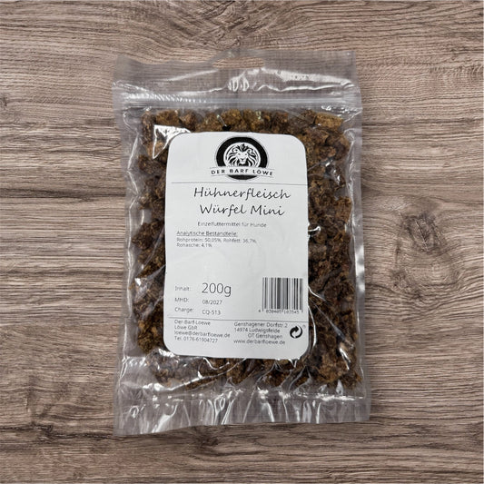 Hühnerfleisch Würfel mini 200g