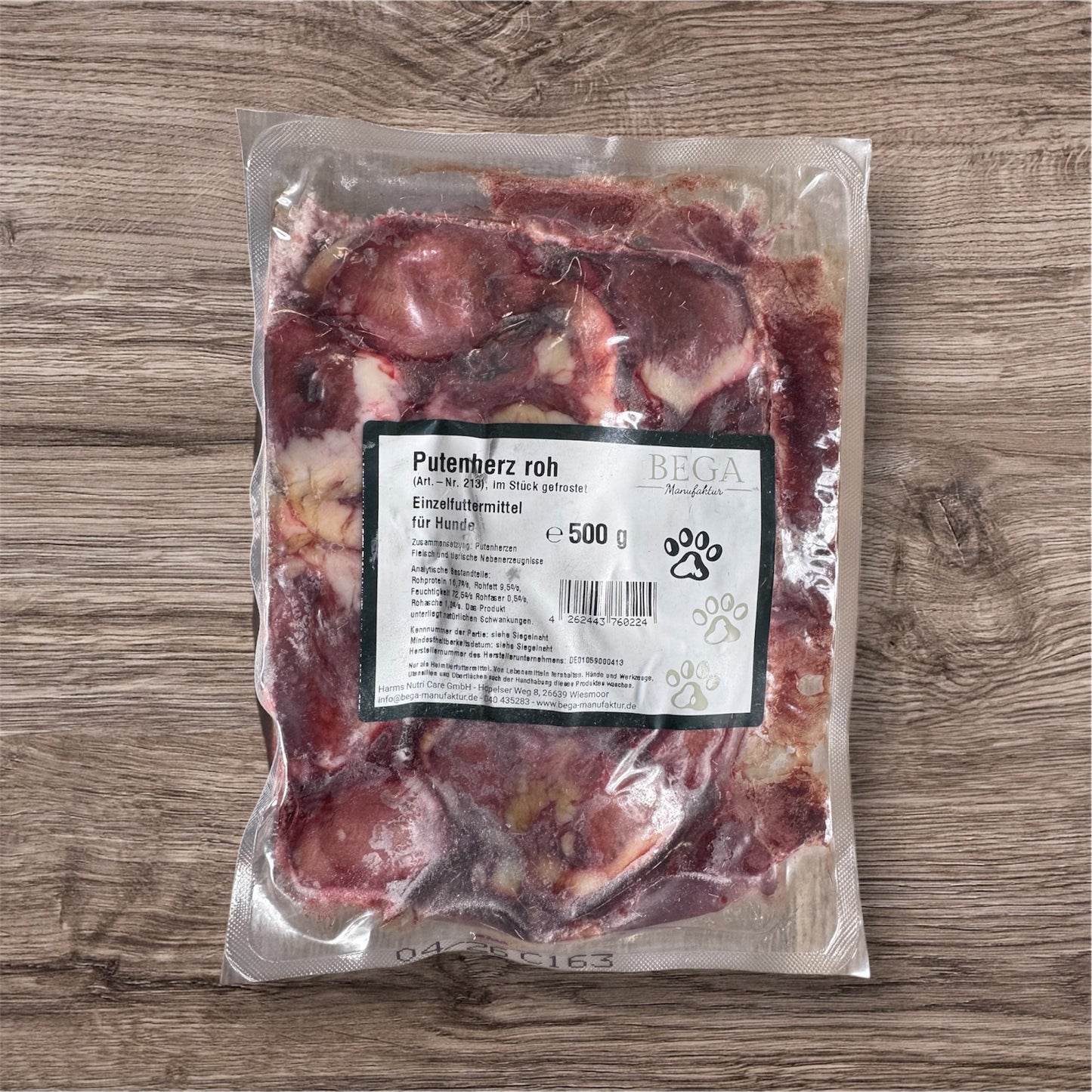 Putenherzen in Stücken 500g