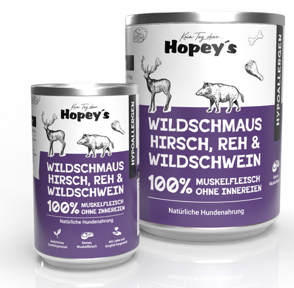 Dose Wildschmaus pur 400g - Hopeyˋs