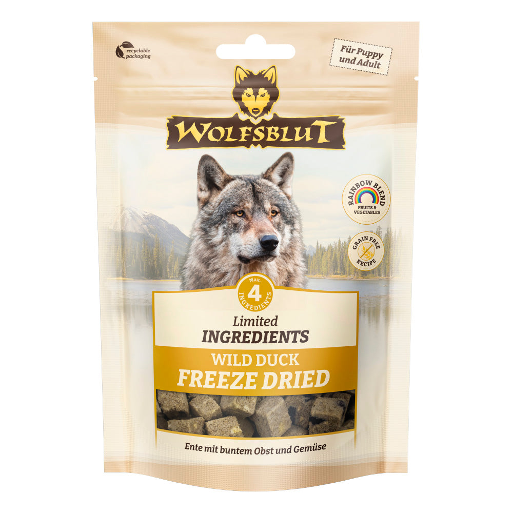 Wolfsblut Limited Ingredients Adult
Freeze Dried Wild Duck 40g