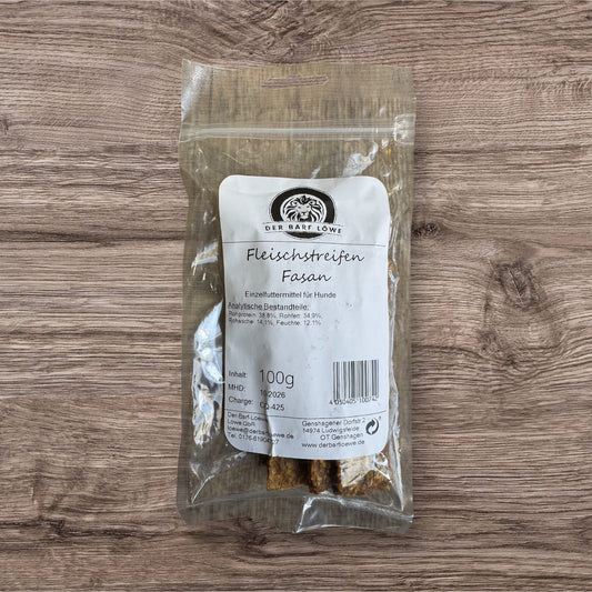 Fleischstreifen Fasan - luftgetrocknet 100g