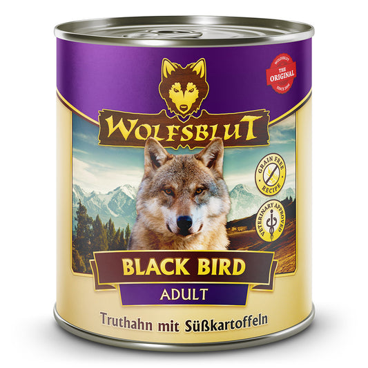 Wolfsblut Adult
Black Bird - Truthahn mit Süßkartoffeln Dose 800 g