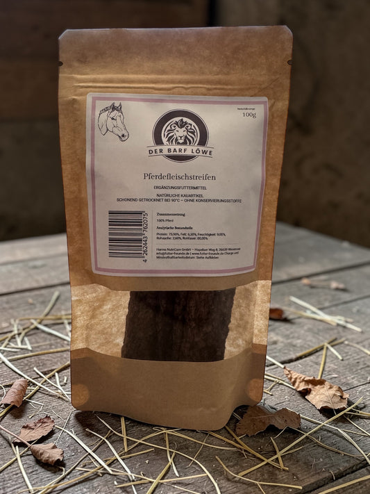 Fleischstreifen Pferd getrocknet 100g
