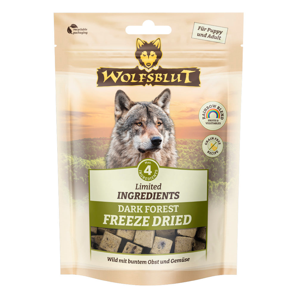 Wolfsblut Limited Ingredients Adult
Freeze Dried Dark Forest 40g