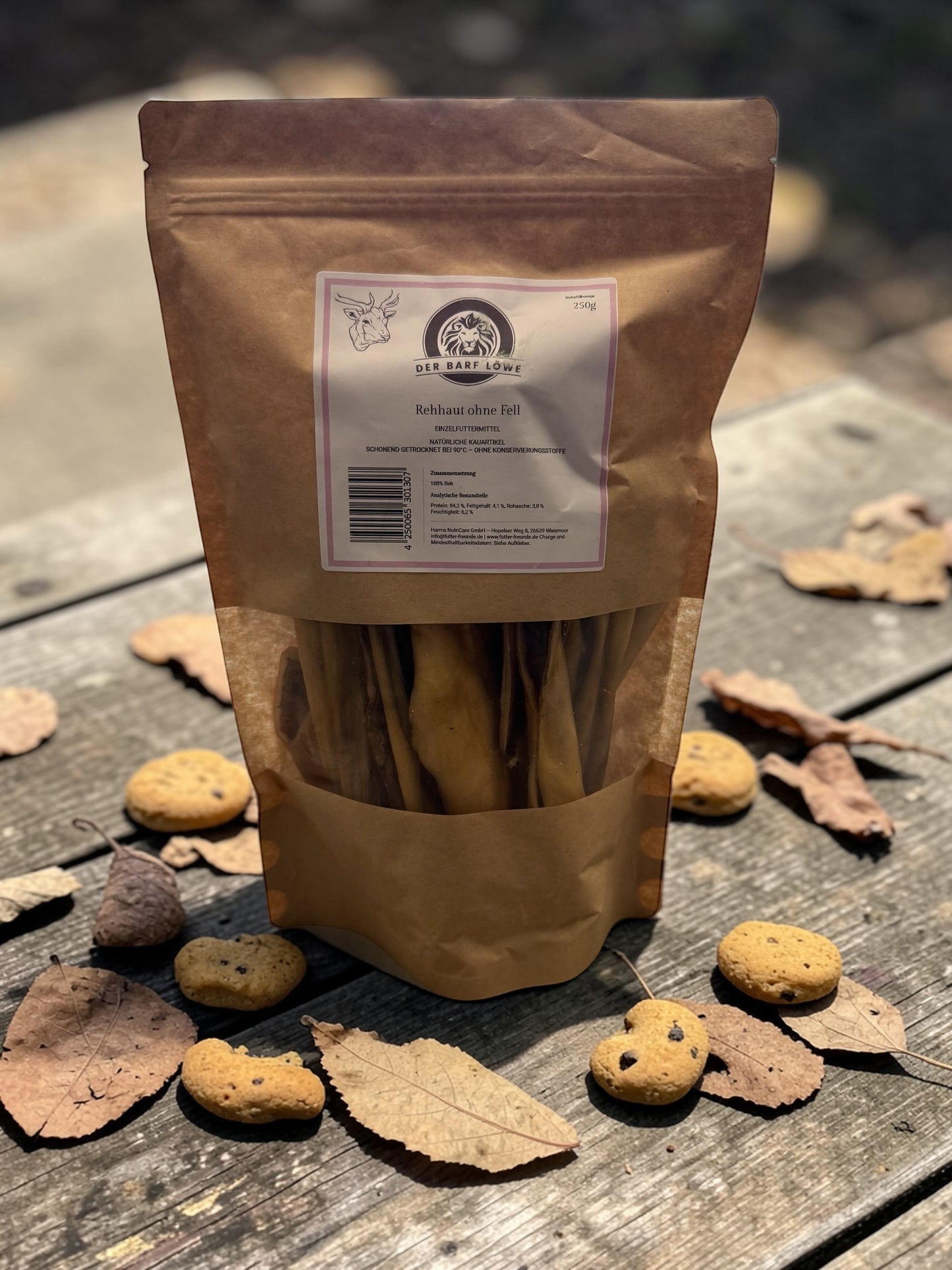 Rehhaut ohne Fell getrocknet 250g