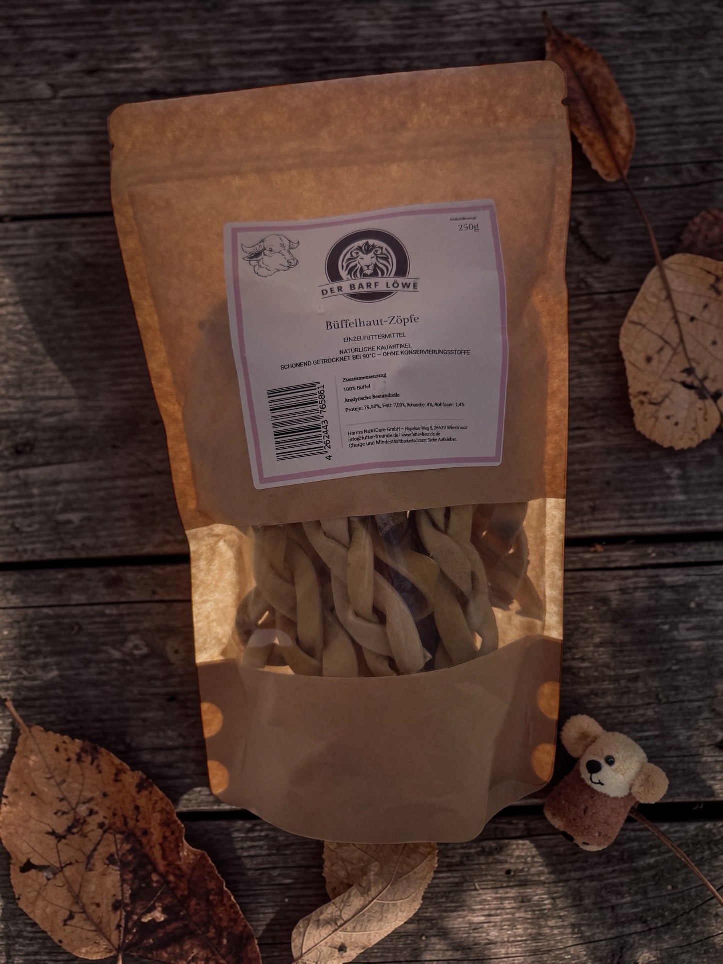 Büffelhaut - Zöpfe getrocknet 250g