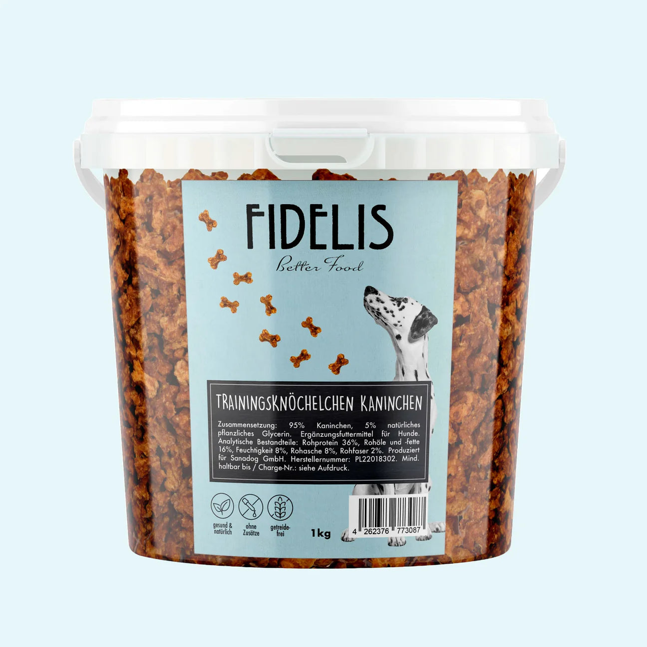 Trainingsknöchelchen Kaninchen (1kg-Eimer) - FIDELIS