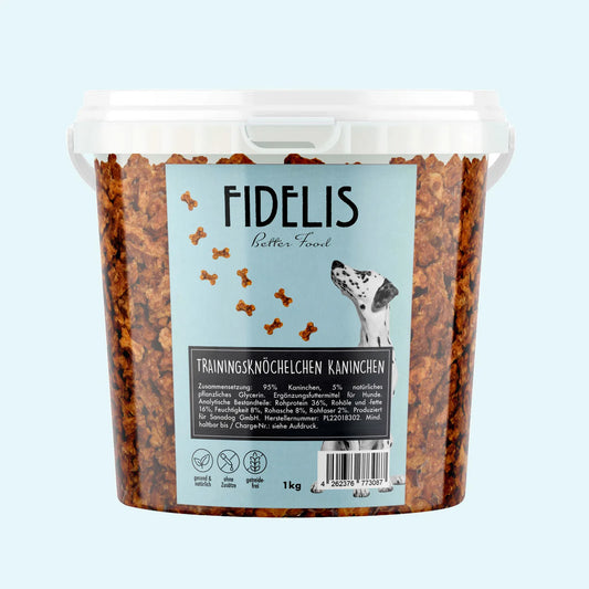 Trainingsknöchelchen Kaninchen (1kg-Eimer) - FIDELIS
