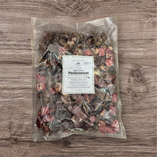 Pferdeinnereien in Stücken/Würfel 1000g
