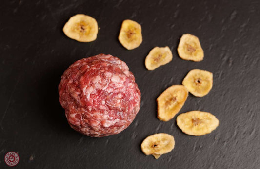 Ziegenfleisch durchwachsen gewolft roh 500g