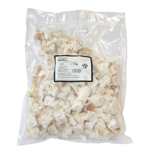 Weißfisch in Würfel 1000g tiefgekühlt