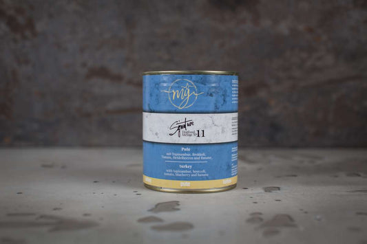 Dose Pute, Topinambur, Heidelbeer, Banane 410g Paul&Paulina