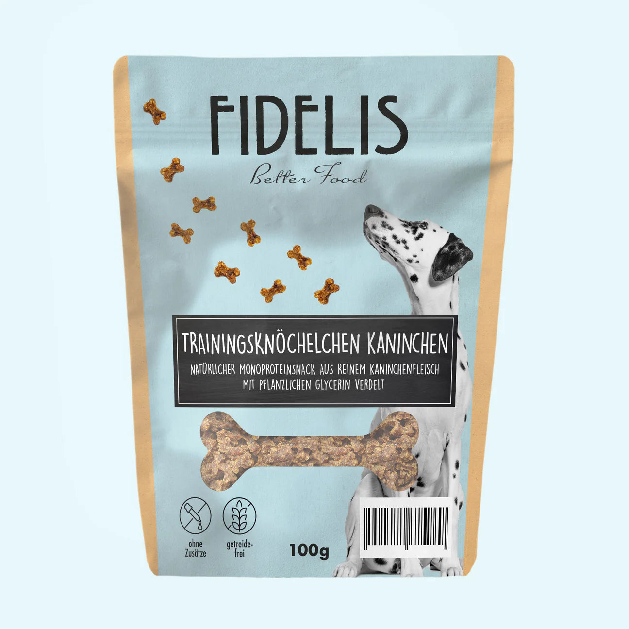 Trainingsknöchelchen Kaninchen (100g) FIDELIS
