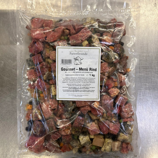 Gourmet-Menü Rind 1000g Futter Freunde Manufaktur