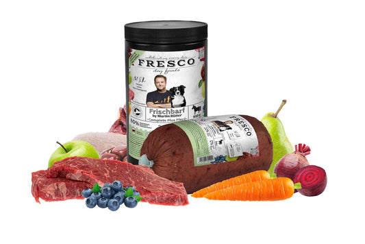 Portion Frischbarf Pferd + Dose 0,95 Kg - Fresco