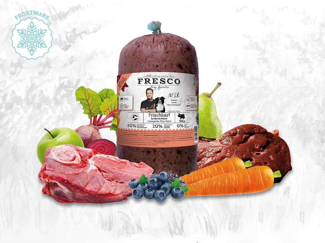 Frischbarf Complete Plus Rind 0,95 Kg - Fresco