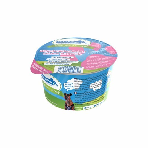 Hundeeis - Hähnchenlber mit Apfel 90ml